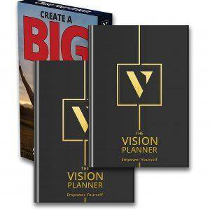 THE VISION PLANNER 2022 Black DUO: (Perfect for Business Partners)